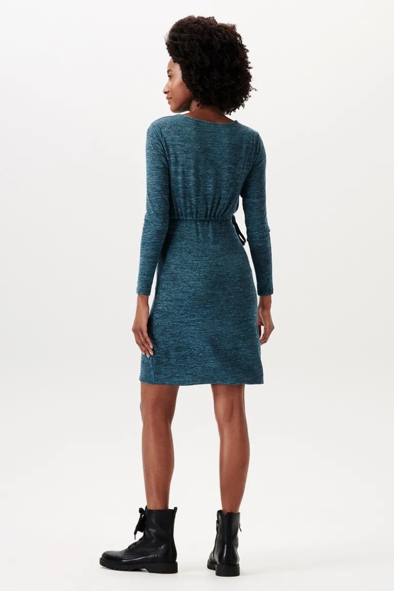 jurk_met_voedingsfunctie__9-127.webp Noppies Jurken | Jurken<Jurk Met Voedingsfunctie - Teal Blue