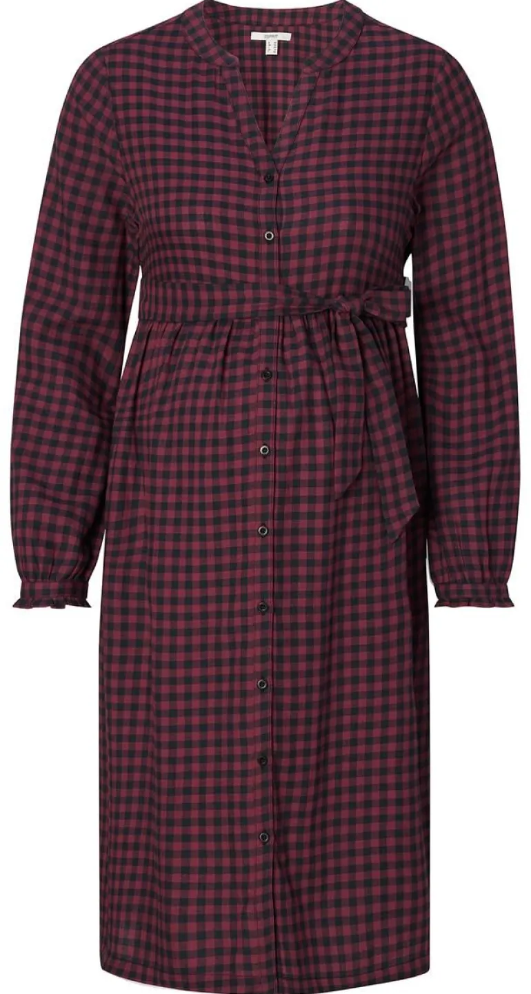 jurk_met_voedingsfunctie__9-26.webp Noppies Jurken | Jurken<Jurk Met Voedingsfunctie - Plum red