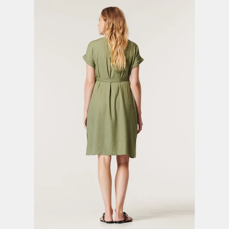 jurk_met_voedingsfunctie__9-93.webp Noppies Jurken | Jurken<Jurk Met Voedingsfunctie - Real Olive