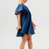 Noppies Jurken<Jurk Pocola - Washed Blue