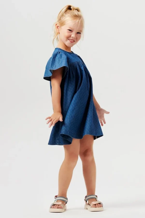 Noppies Jurken<Jurk Pocola - Washed Blue