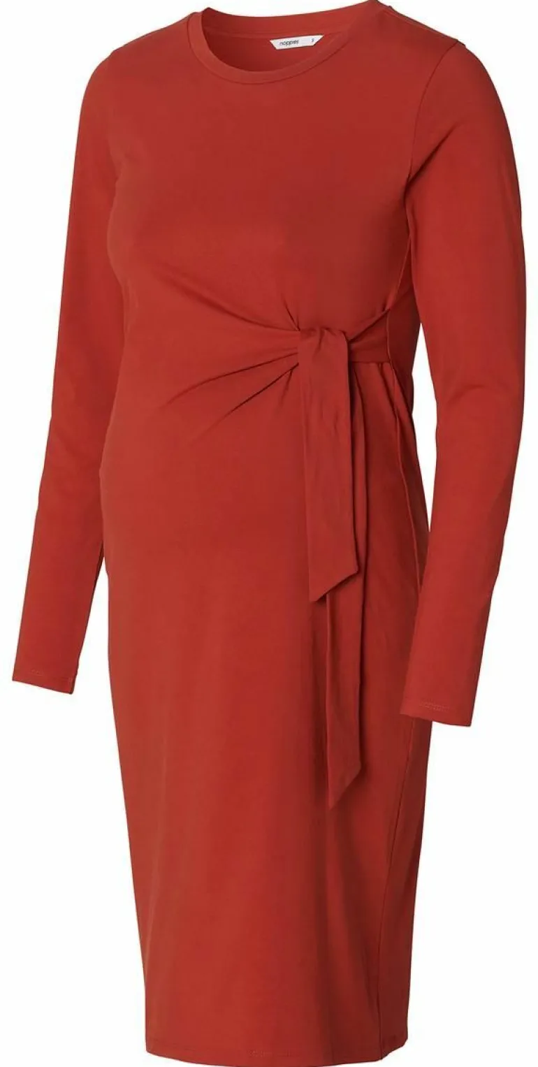 jurk_sievi__red_ochre_10.webp Noppies Jurken<Jurk Sievi - Red Ochre