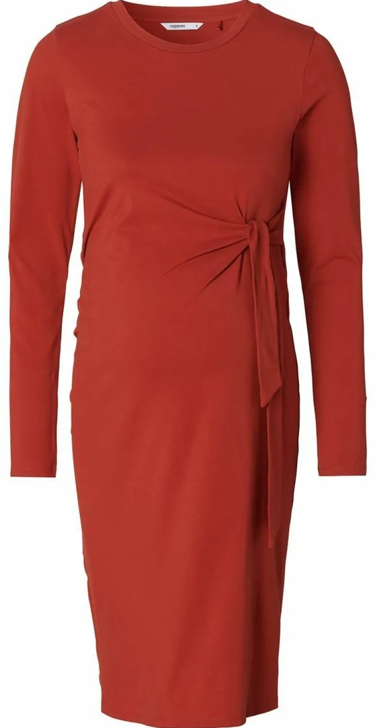 jurk_sievi__red_ochre_2.webp Noppies Jurken<Jurk Sievi - Red Ochre