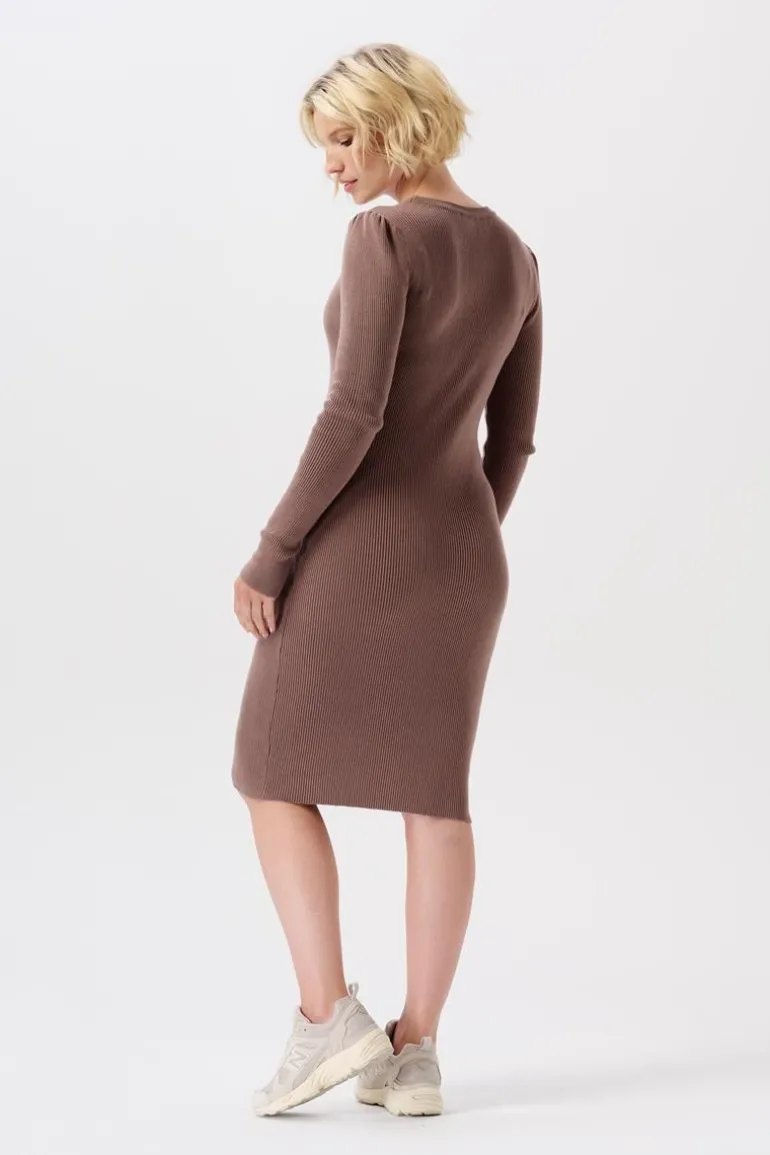 jurk_vena__deep_taupe_7.webp Noppies Jurken<Jurk Vena - Deep Taupe