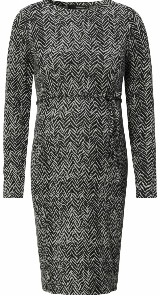 Noppies Jurken<Jurk V-print - Grey Melange