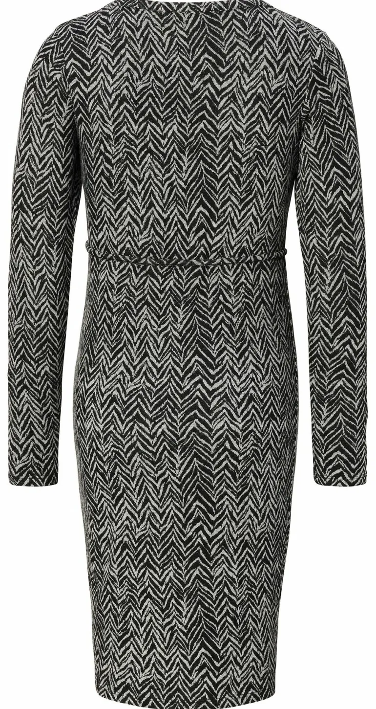 jurk_vprint__grey_melange_3.webp Noppies Jurken<Jurk V-print - Grey Melange