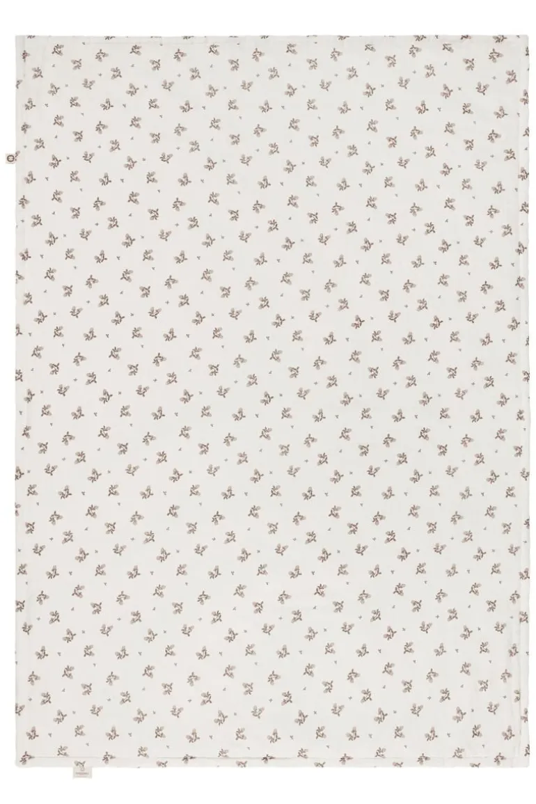 ledikant_deken_blooming_c_6-1.webp Noppies Dekens | Babykamer<Ledikant Deken Blooming Clover 100x140 Cm - Jet Stream