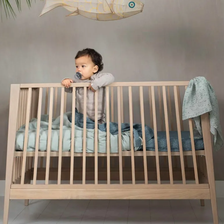 ledikant_deken_filled_x_c_5-1.webp Noppies Dekens | Babykamer<Ledikant Deken Filled 100x140 Cm - Puritan Gray