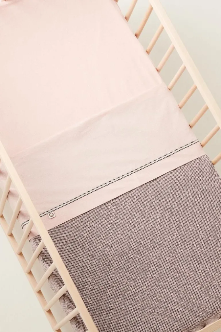 ledikant_deken_melange_kn_1-1.webp Noppies Dekens | Babykamer<Ledikant Deken Melange Knit 100x140 Cm - Misty Rose
