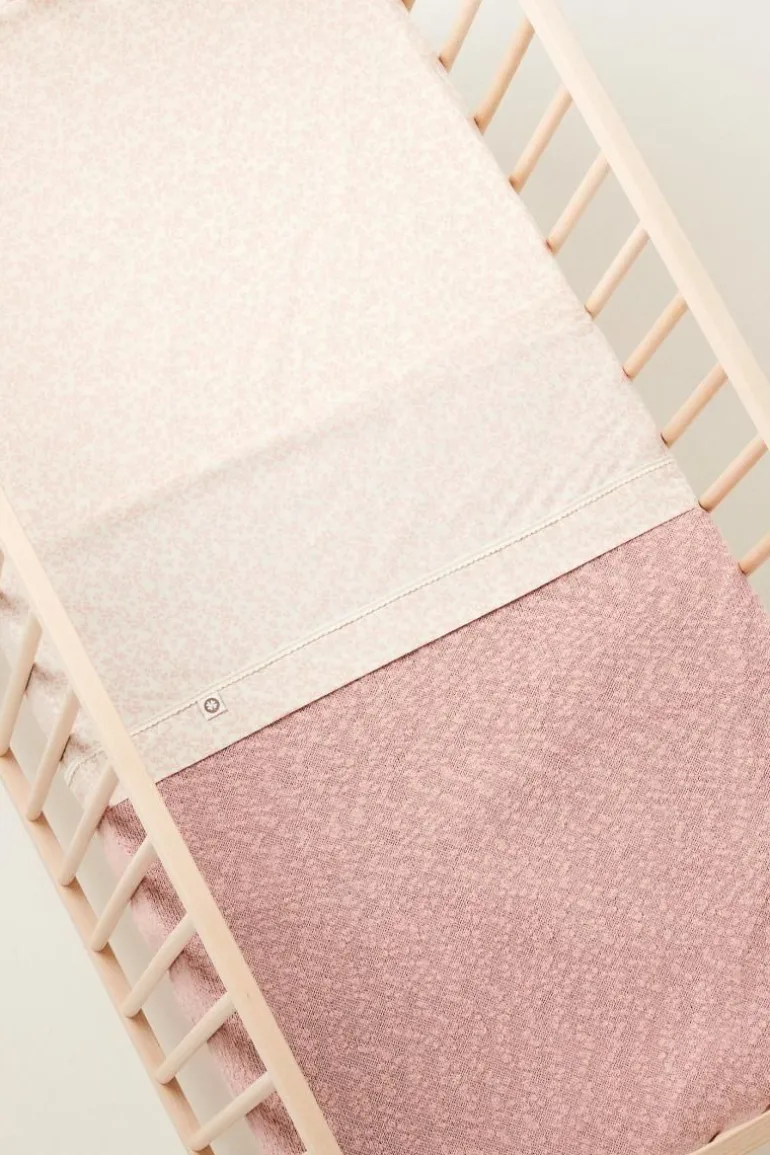 ledikant_deken_melange_kn_7-1.webp Noppies Dekens | Babykamer<Ledikant Deken Melange Knit 100x140 Cm - Misty Rose