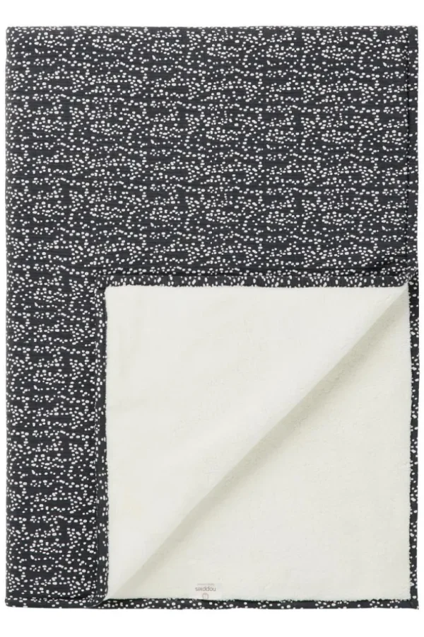 Noppies Dekens | Babykamer<Ledikant Deken Teddy Fancy Dot 100x140 Cm - Forged Iron