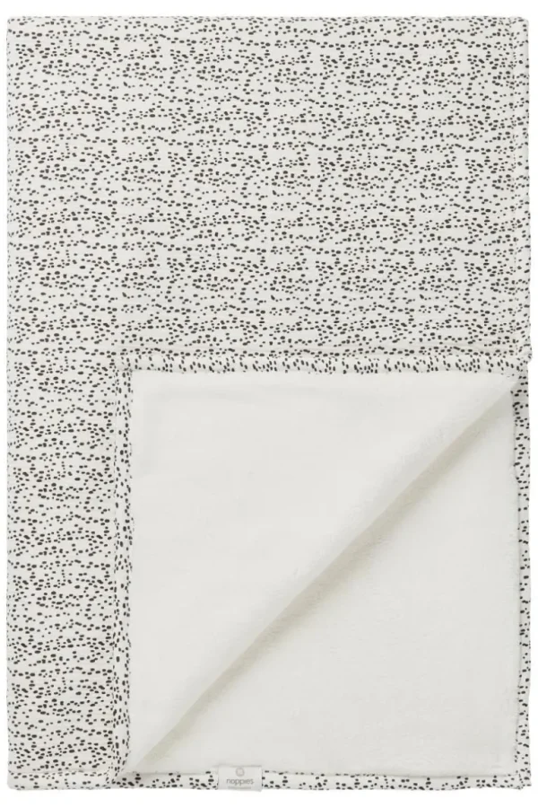 Noppies Dekens | Babykamer<Ledikant Deken Teddy Fancy Dot 100x140 Cm - Jet Stream