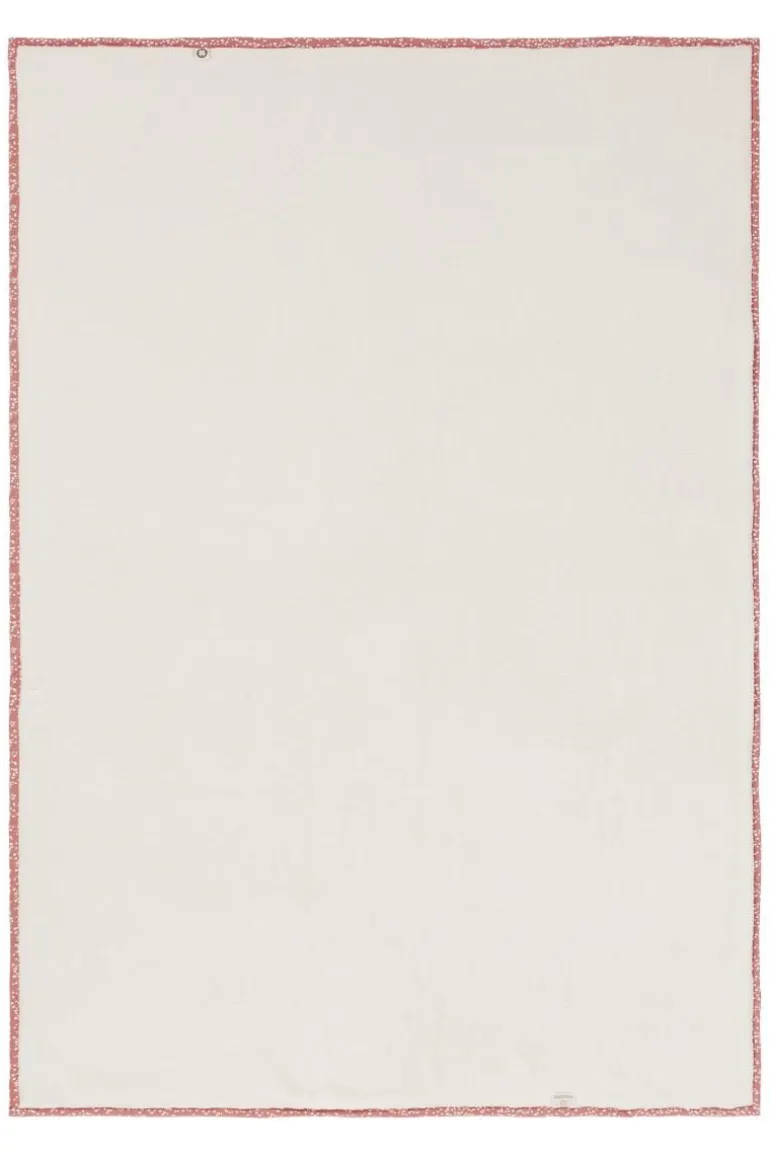 ledikant_deken_teddy_fanc_3.webp Noppies Dekens | Babykamer<Ledikant Deken Teddy Fancy Dot 100x140 Cm - Brick Dust