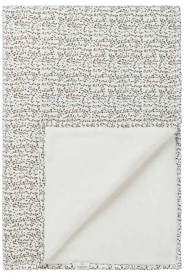 ledikant_deken_teddy_fanc_4-2.webp Noppies Dekens | Babykamer<Ledikant Deken Teddy Fancy Dot 100x140 Cm - Jet Stream