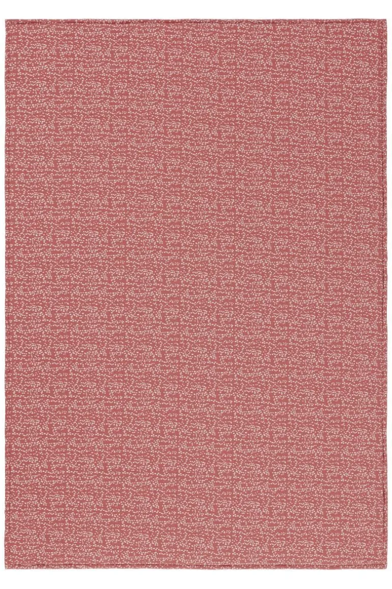 ledikant_deken_teddy_fanc_9.webp Noppies Dekens | Babykamer<Ledikant Deken Teddy Fancy Dot 100x140 Cm - Brick Dust