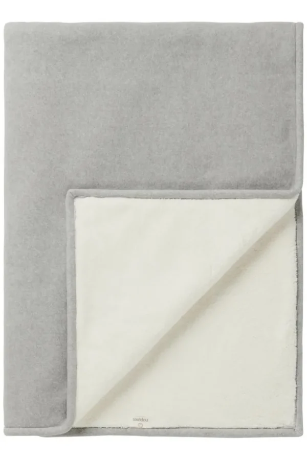 Noppies Dekens | Babykamer<Ledikant Deken Teddy Fantasy Fleece 100x140cm - Grey Melange
