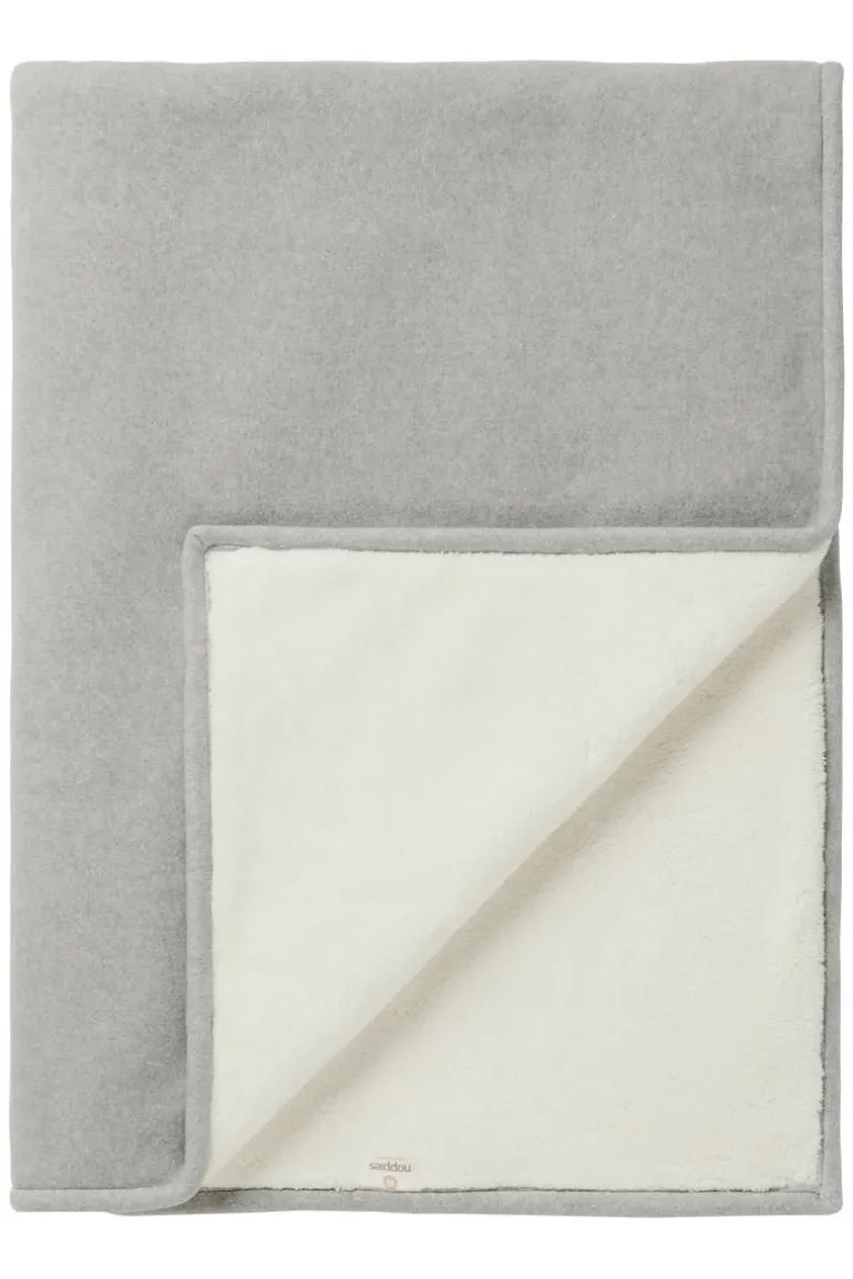 ledikant_deken_teddy_fant_9.webp Noppies Dekens | Babykamer<Ledikant Deken Teddy Fantasy Fleece 100x140cm - Grey Melange