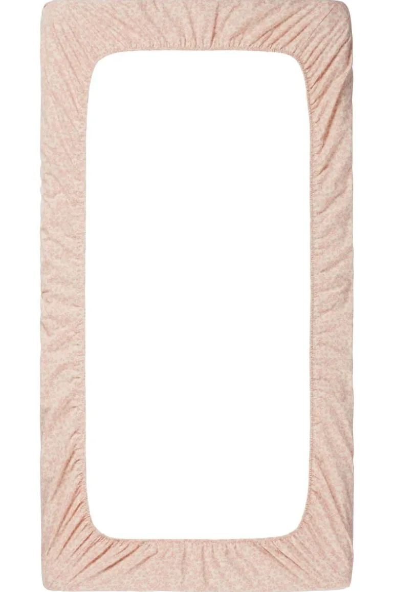 ledikant_hoeslaken_botani_10.webp Noppies Hoeslakens | Babykamer<Ledikant Hoeslaken Botanical - Misty Rose