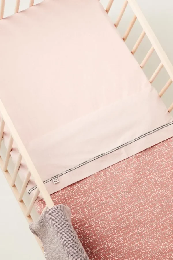 Noppies Lakens | Babykamer<Ledikant Laken Tiny Dot 110x140 Cm - Misty Rose