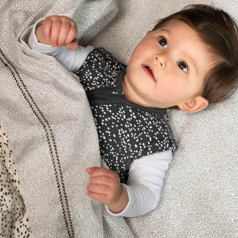 ledikant_laken_tiny_dot_x_4-1.webp Noppies Lakens | Babykamer<Ledikant Laken Tiny Dot 110x140 Cm - Jet Stream