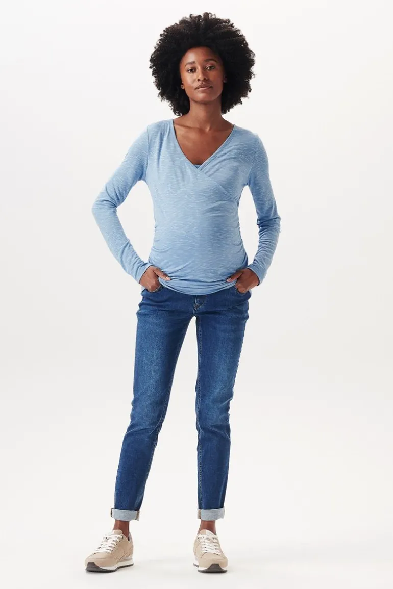 longsleeve__blue_8.webp Noppies Shirts | Shirts<Longsleeve - Blue