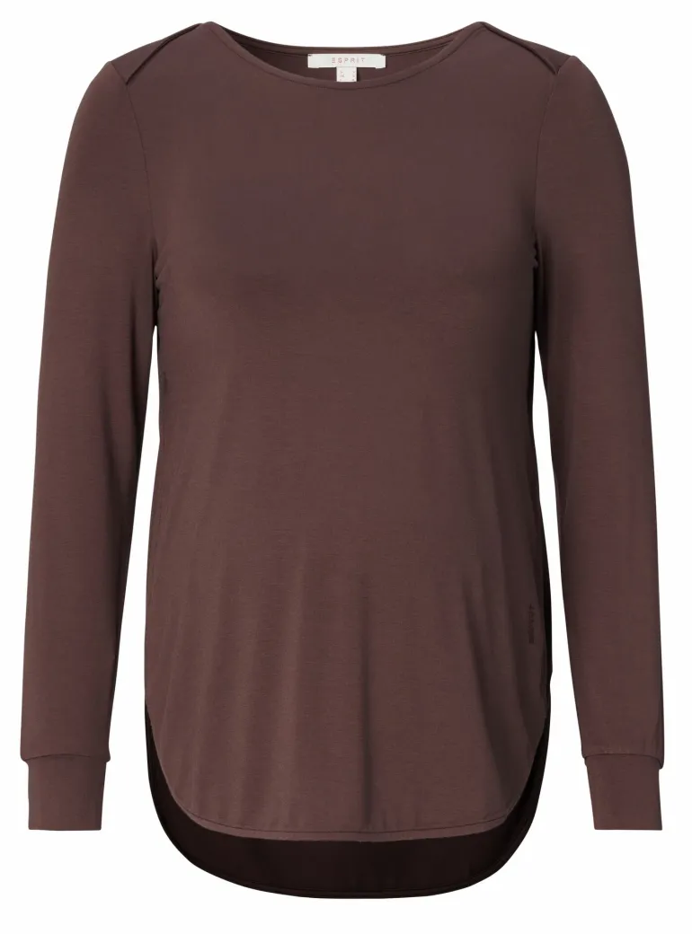 longsleeve__coffee_12.webp Noppies Shirts | Shirts<Longsleeve - Coffee