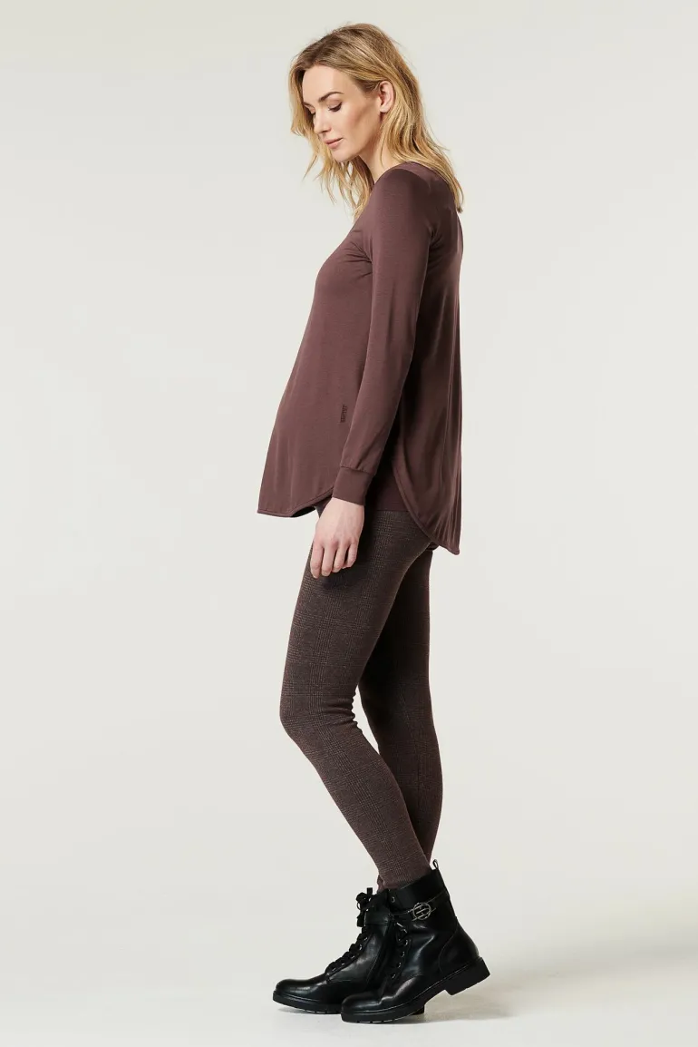 longsleeve__coffee_5.webp Noppies Shirts | Shirts<Longsleeve - Coffee
