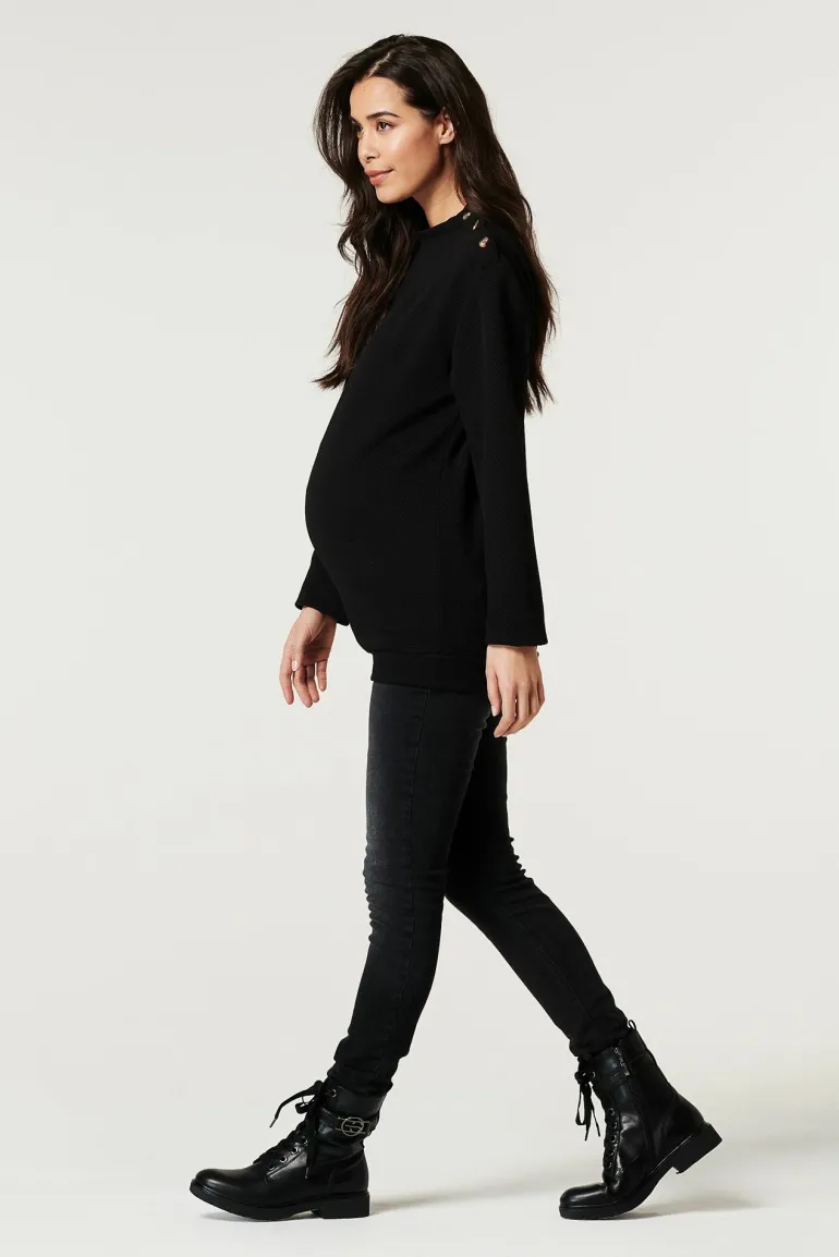 longsleeve__gunmetal_5.webp Noppies Shirts<Longsleeve - Gunmetal