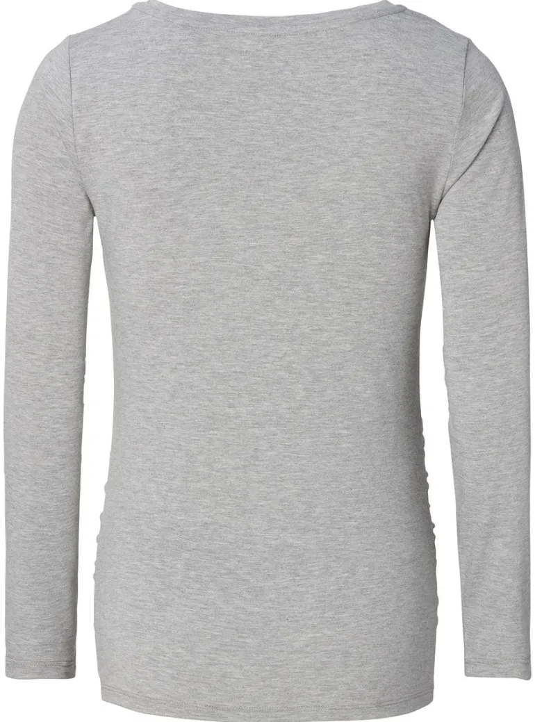 longsleeve__medium_grey_3.webp Noppies Shirts<Longsleeve - Medium Grey