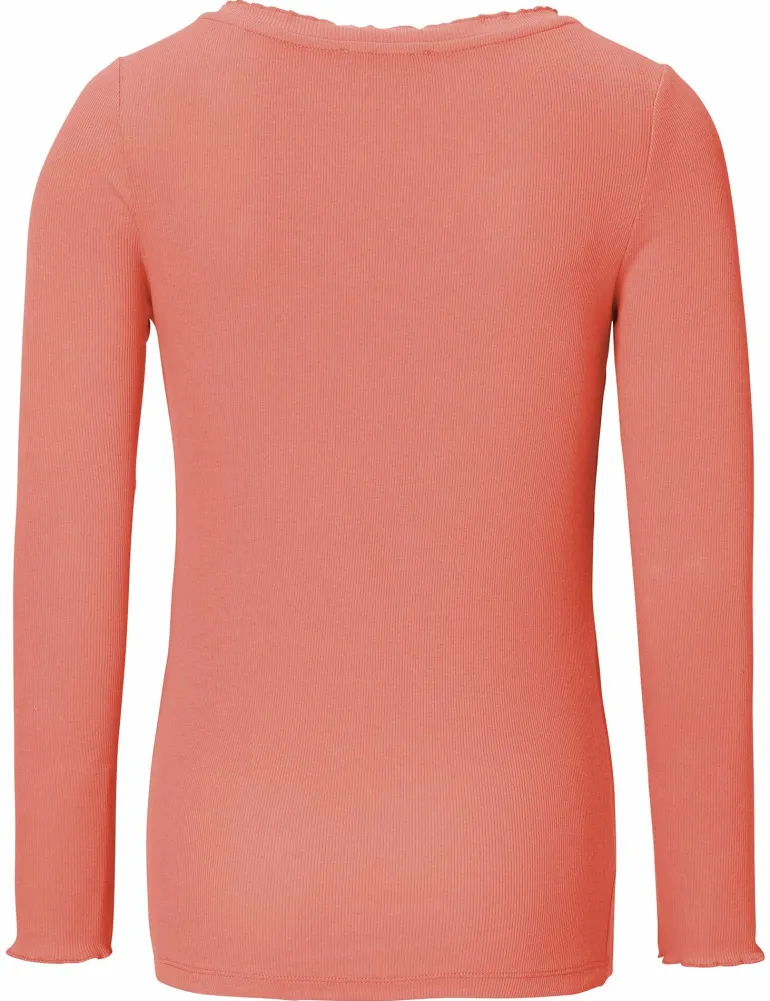 longsleeve__salmon_3.webp Noppies Shirts<Longsleeve - Salmon