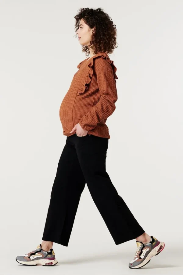Noppies Shirts<Longsleeve Abby - Mocha Bisque