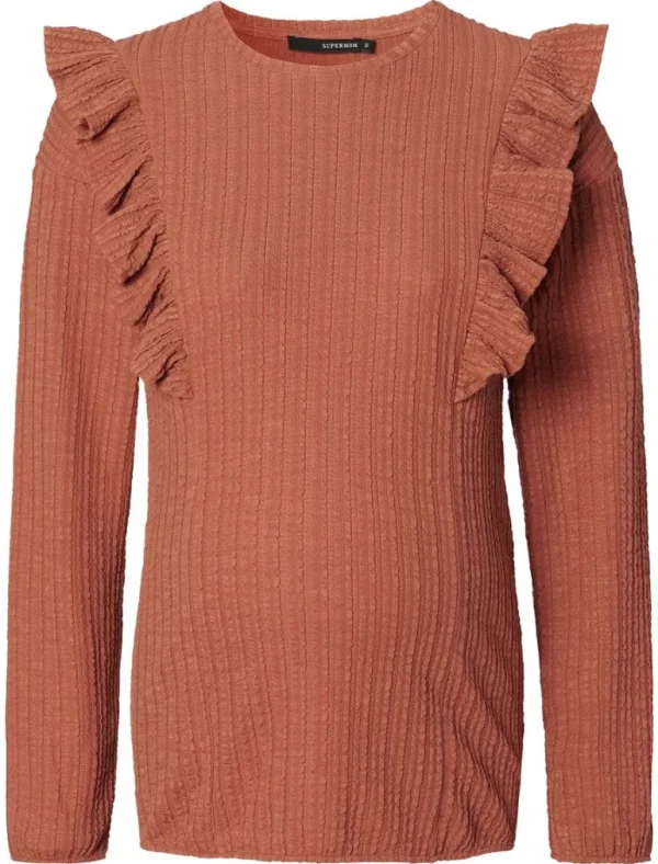 Noppies Shirts<Longsleeve Abby - Mocha Bisque