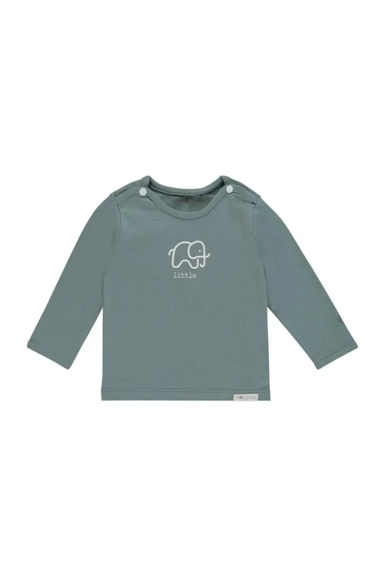 longsleeve_amanda__dark_g_5.webp Noppies Shirts | Basics<Longsleeve Amanda - Dark Green