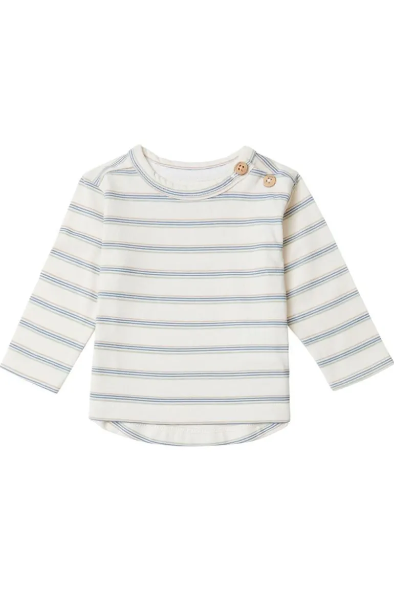 longsleeve_beckett__white_0.webp Noppies Shirts<Longsleeve Beckett - Whitecap Gray