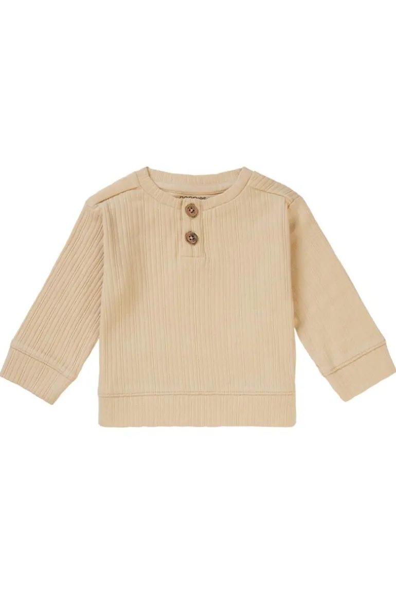longsleeve_berry__biscott_0.webp Noppies Shirts<Longsleeve Berry - Biscotti
