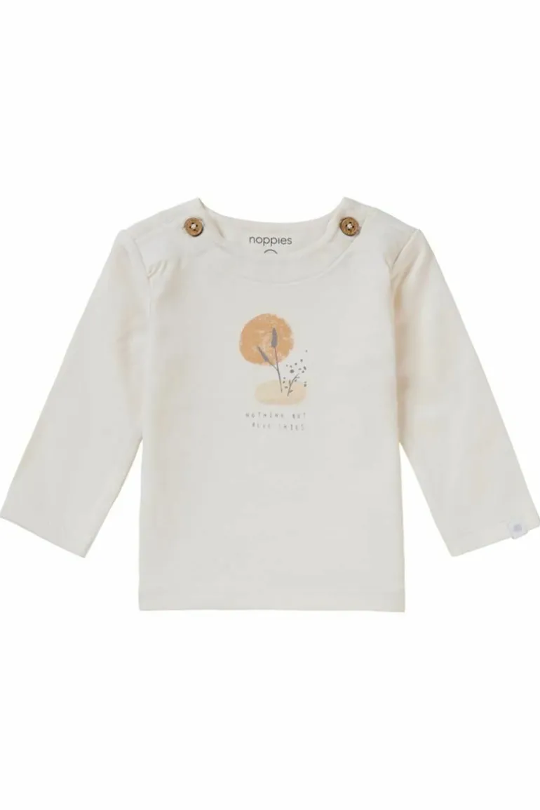 longsleeve_bethal__whispe_0.webp Noppies Shirts<Longsleeve Bethal - Whisper White