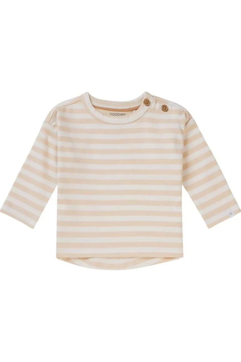 longsleeve_bhisho__biscot_0.webp Noppies Shirts<Longsleeve Bhisho - Biscotti