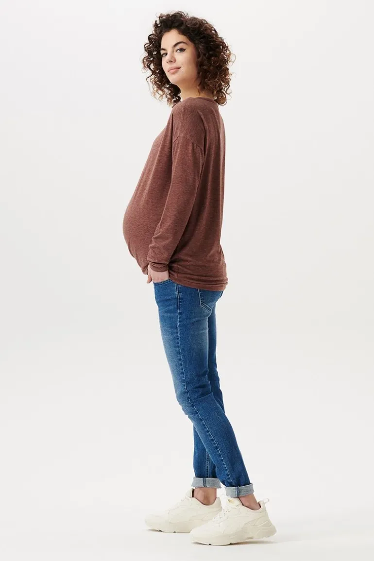longsleeve_bourne__brunet_12.webp Noppies Shirts<Longsleeve Bourne - Brunette