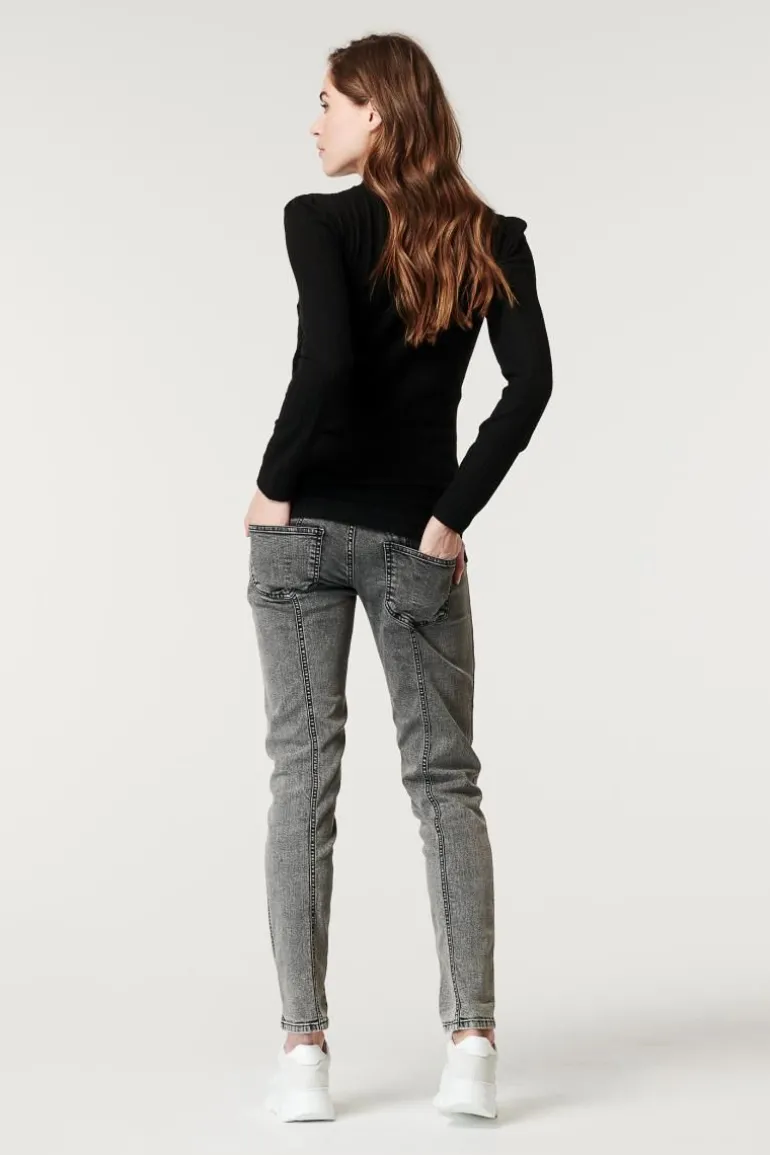 longsleeve_brushed_col__b_1.webp Noppies Shirts<Longsleeve Brushed Col - Black