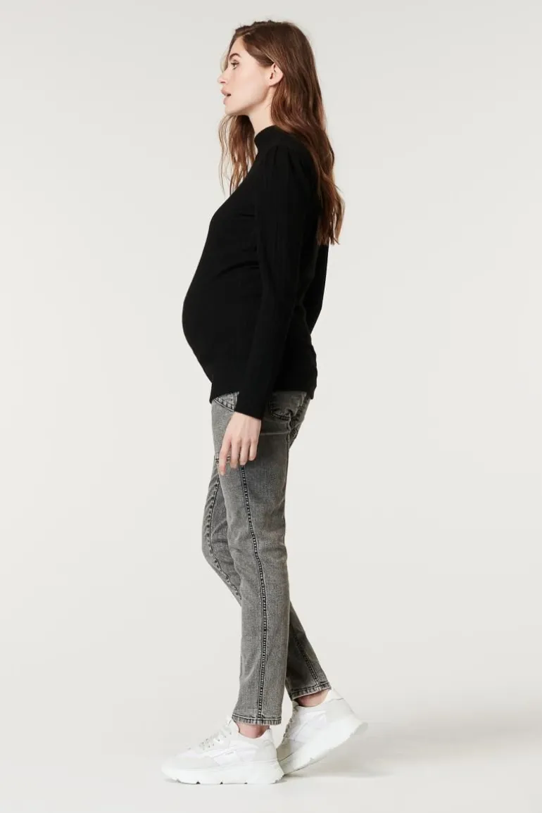 longsleeve_brushed_col__b_12.webp Noppies Shirts<Longsleeve Brushed Col - Black