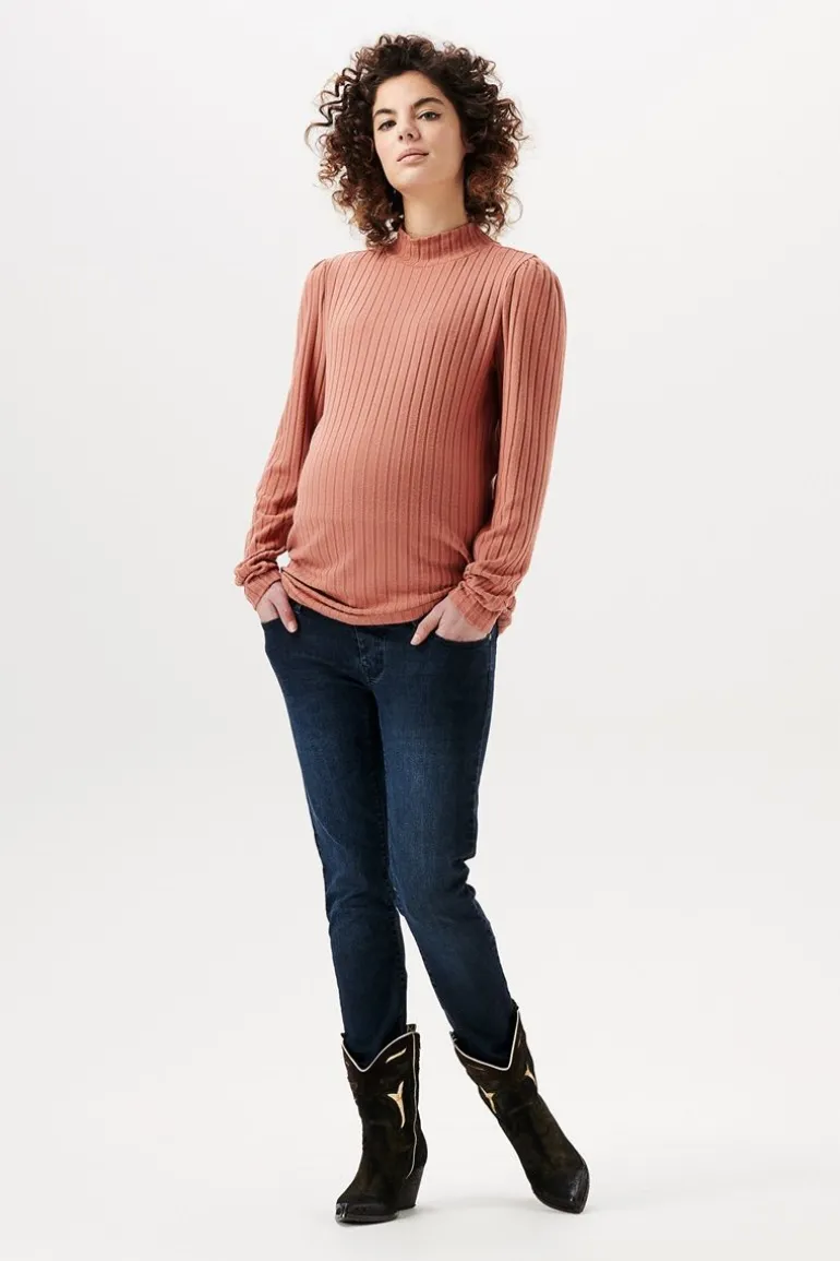 longsleeve_casey__copper__0.webp Noppies Shirts<Longsleeve Casey - Copper Brown