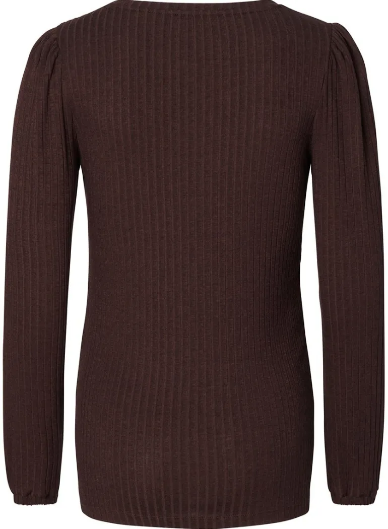 longsleeve_clio__seal_bro_3.webp Noppies Shirts<Longsleeve Clio - Seal Brown