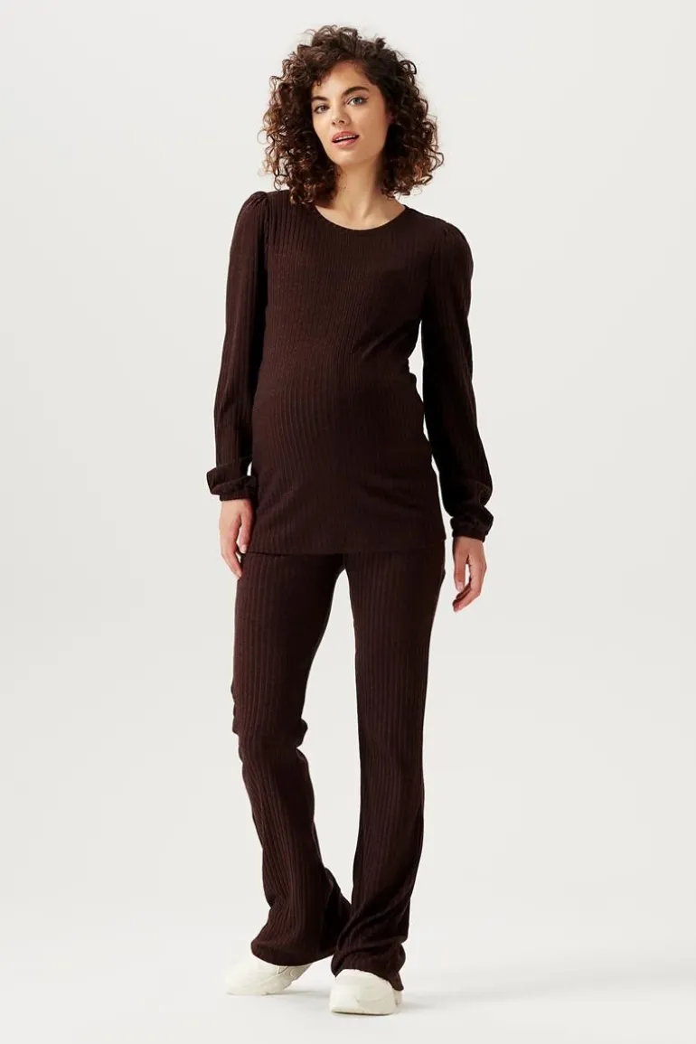 longsleeve_clio__seal_bro_6.webp Noppies Shirts<Longsleeve Clio - Seal Brown