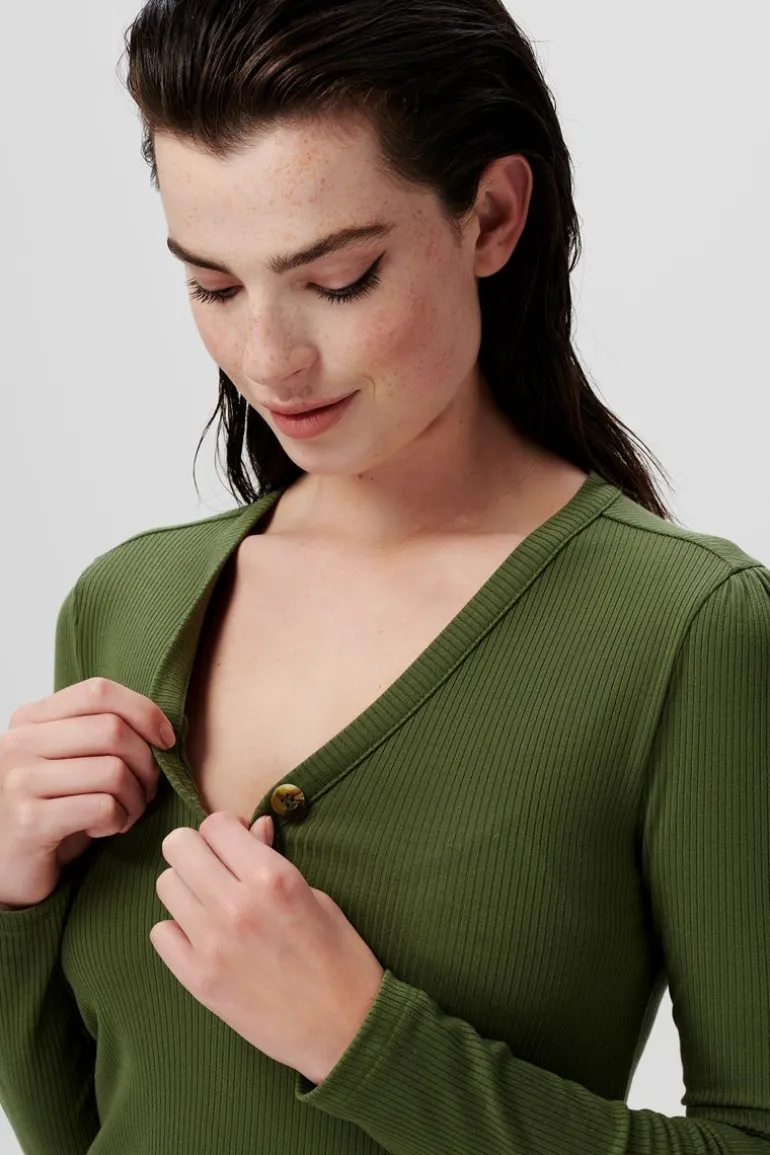 longsleeve_elsmere__olivi_14.webp Noppies Shirts | Shirts<Longsleeve Elsmere - Olivine