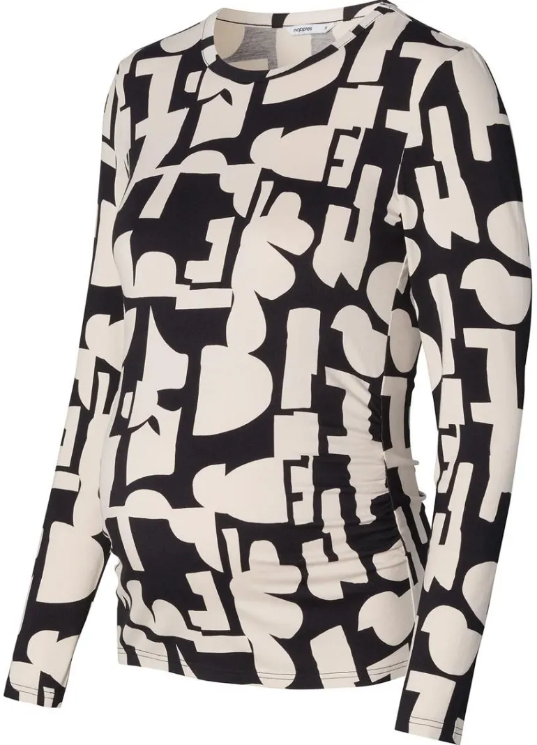 longsleeve_eura__monochro_4.webp Noppies Shirts<Longsleeve Eura - Monochrome All Over Print