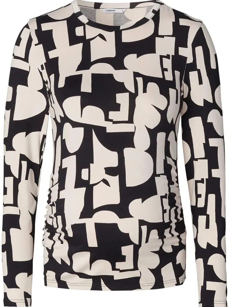 longsleeve_eura__monochro_9.webp Noppies Shirts<Longsleeve Eura - Monochrome All Over Print