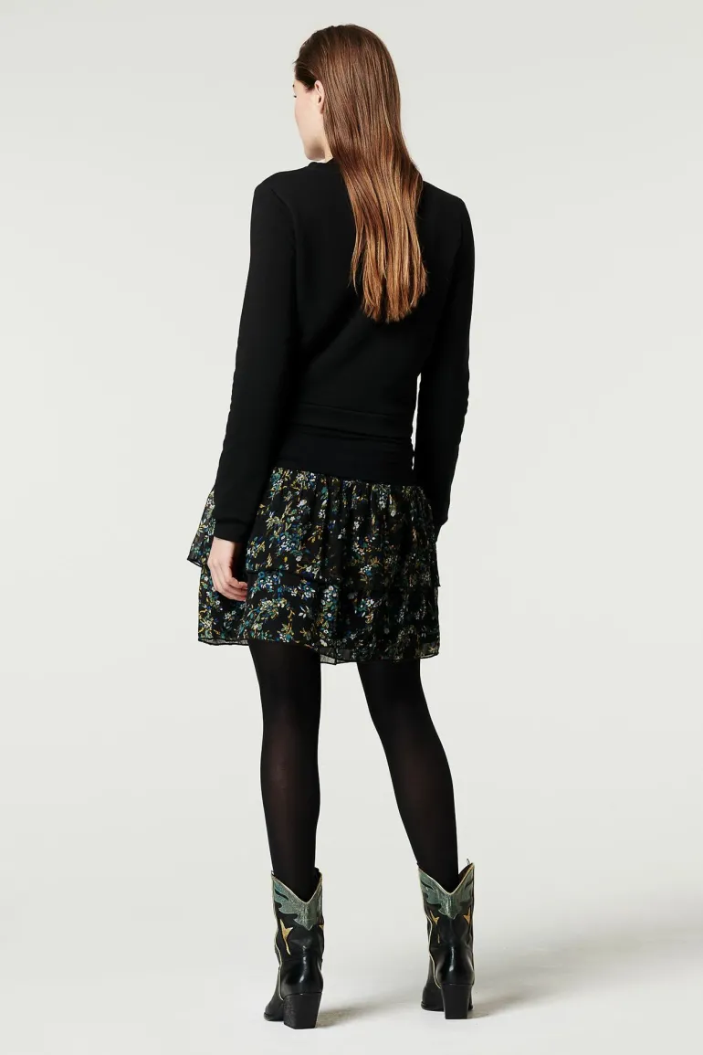 longsleeve_fancy__black_1.webp Noppies Shirts<Longsleeve Fancy - Black