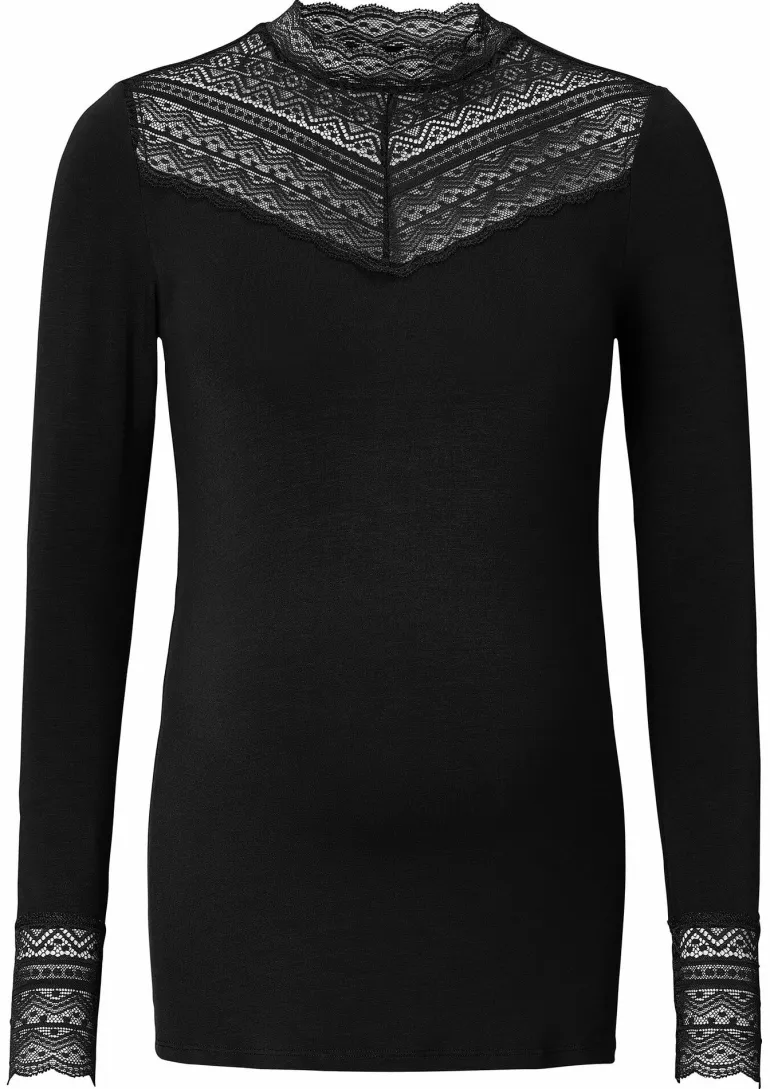 longsleeve_fancy__black_2.webp Noppies Shirts<Longsleeve Fancy - Black