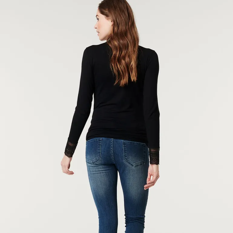 longsleeve_fancy__black_21.webp Noppies Shirts<Longsleeve Fancy - Black