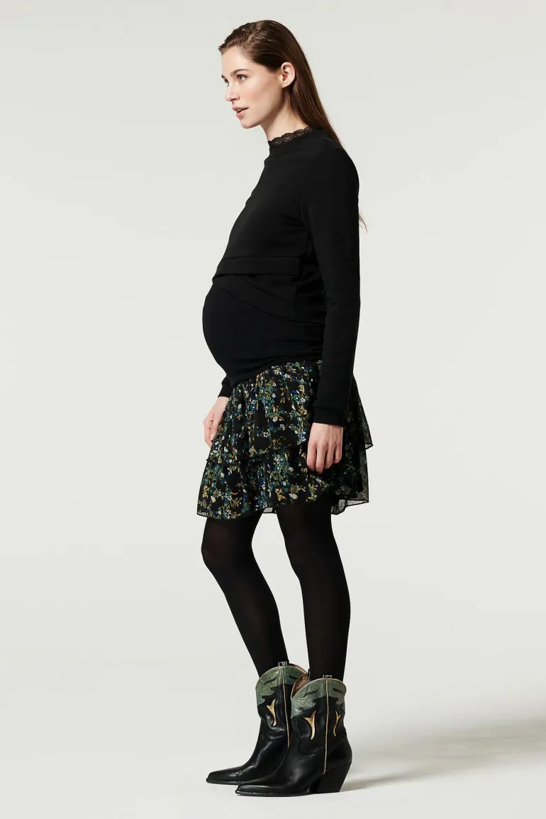 longsleeve_fancy__black_5.webp Noppies Shirts<Longsleeve Fancy - Black